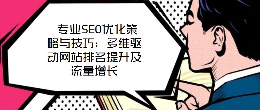 專業(yè)SEO優(yōu)化策略與技巧：多維驅(qū)動網(wǎng)站排名提升及流量增長