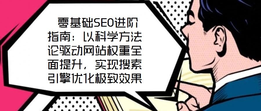  零基礎(chǔ)SEO進(jìn)階指南：以科學(xué)方法論驅(qū)動(dòng)網(wǎng)站權(quán)重全面提升，實(shí)現(xiàn)搜索引擎優(yōu)化極致效果