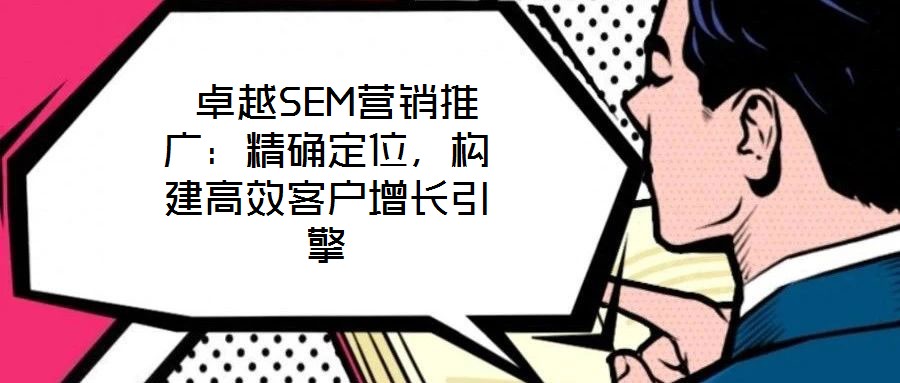  卓越SEM營銷推廣：精確定位，構(gòu)建高效客戶增長引擎