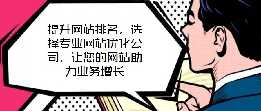 提升網(wǎng)站排名，選擇專業(yè)網(wǎng)站優(yōu)化公司，讓您的網(wǎng)站助力業(yè)務(wù)增長