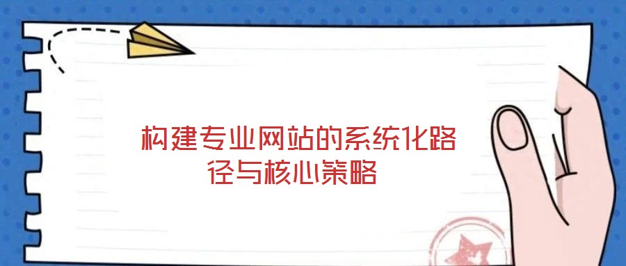  構(gòu)建專業(yè)網(wǎng)站的系統(tǒng)化路徑與核心策略
